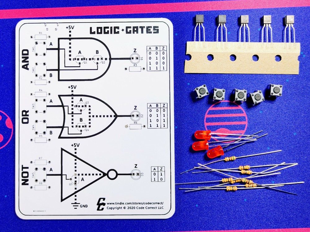 Logic Gates Learning Bundle (#1-3) (Assembly Required)