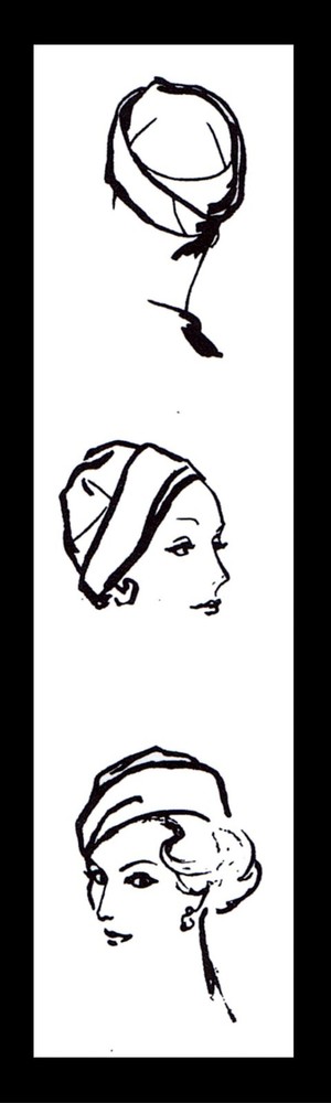 Vogue 9328 Pattern Designer John Frederics PROFILE Hat Chemo Alopecia