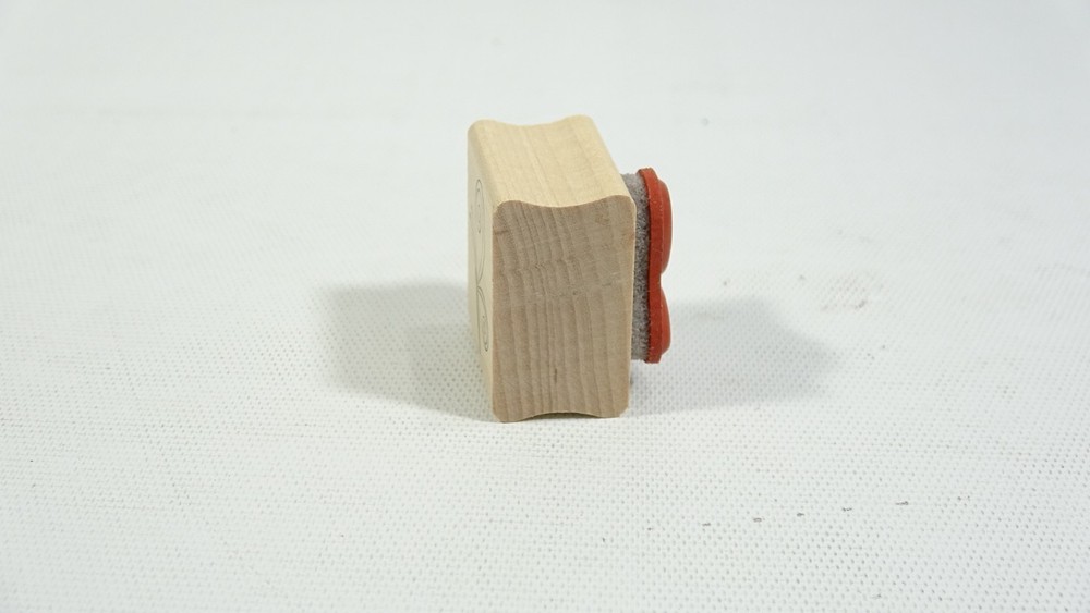 Memory Box Rubber Stamp Spiral Butterfly A1744