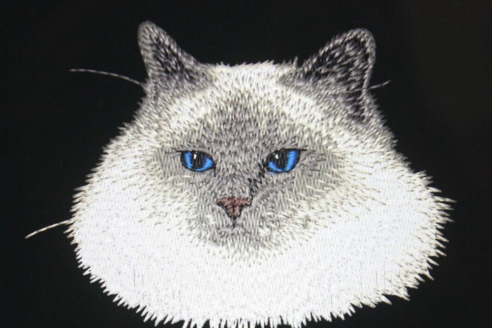 Birman Cat Breed 2 Embroidered Hand Towels Personalized