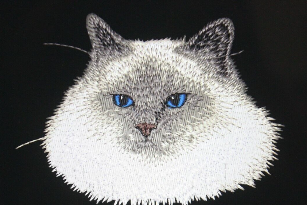 Birman Cat Breed 2 Embroidered Hand Towels Personalized
