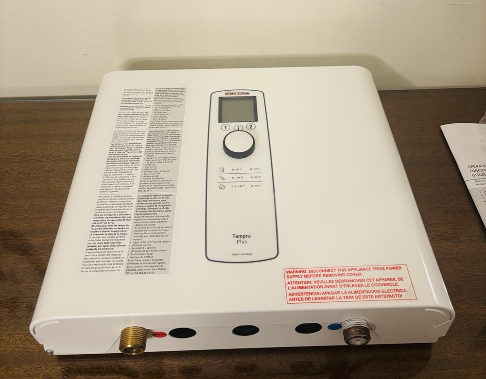 Stiebel Eltron Tankless Water Heater – Tempra 36 Plus - FOR PARTS/REPAIR