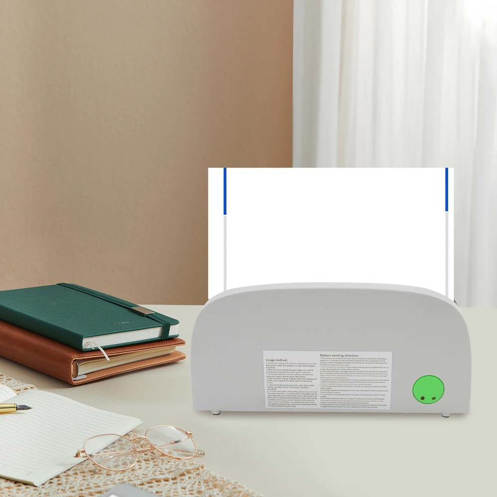 PTC-Ceramic Heating Electric Mini A4 33mm Hot Melt Adhesive Binding Machine