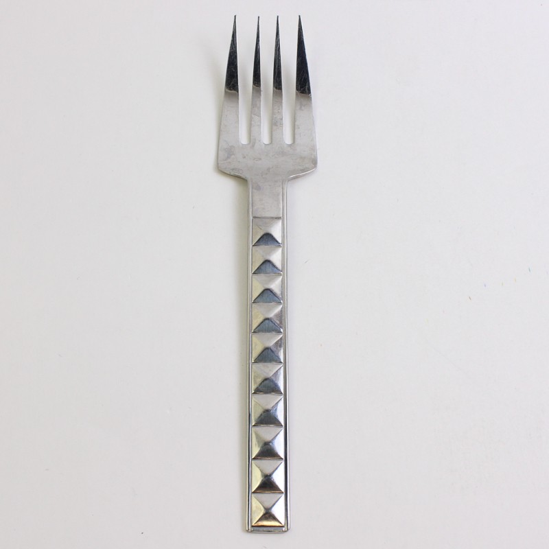 Michael Lloyd Stainless Flatware Cold Meat Serving Fork MLL13 Pattern 9.25"