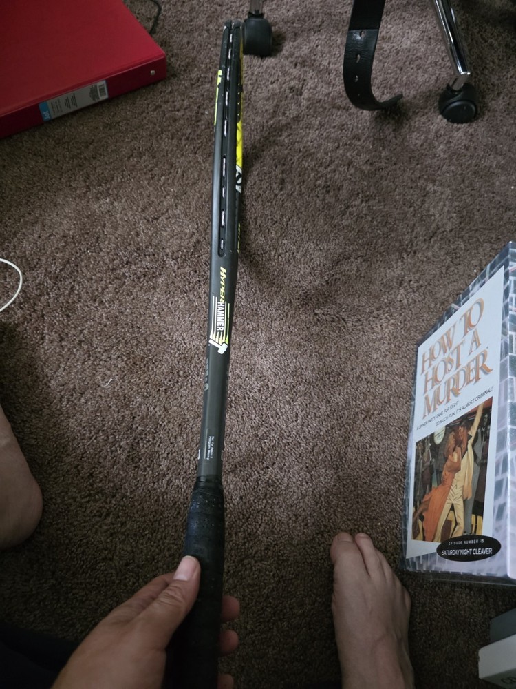 wilson hyper carbon 155 grams squash racquet