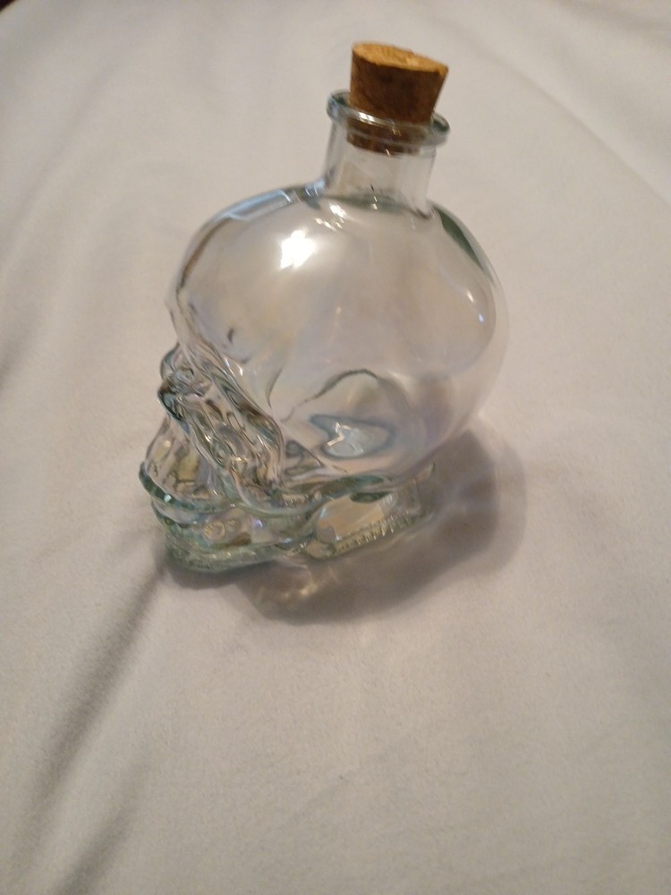 Glass Skull With Cork