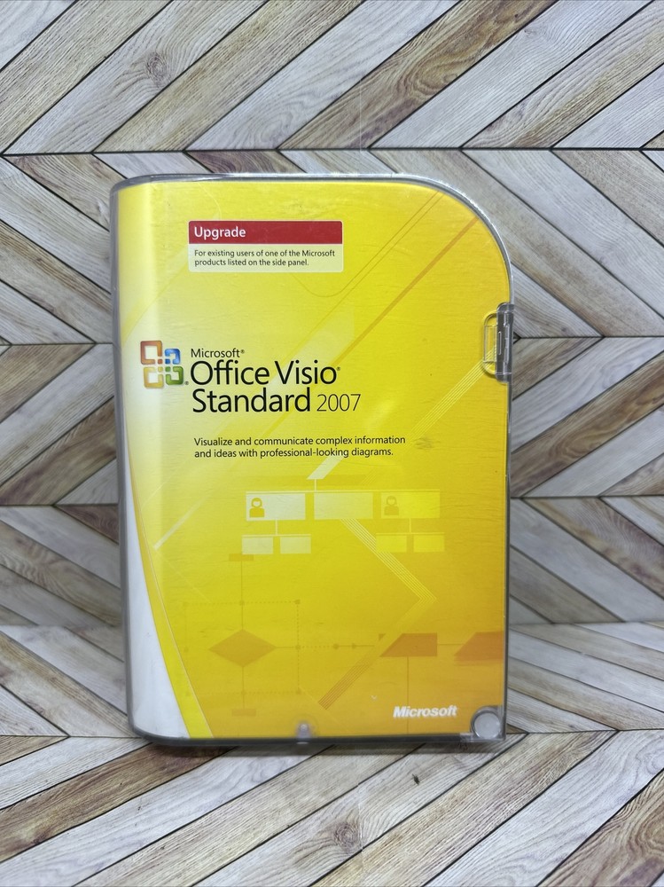 Microsoft Office Visio Standard 2007 Full Version RETAIL Upgrade for existing