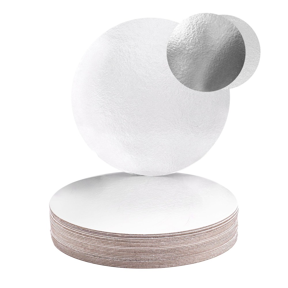 8 White Round Cakeboard, 25 ct. - 2 mm thick