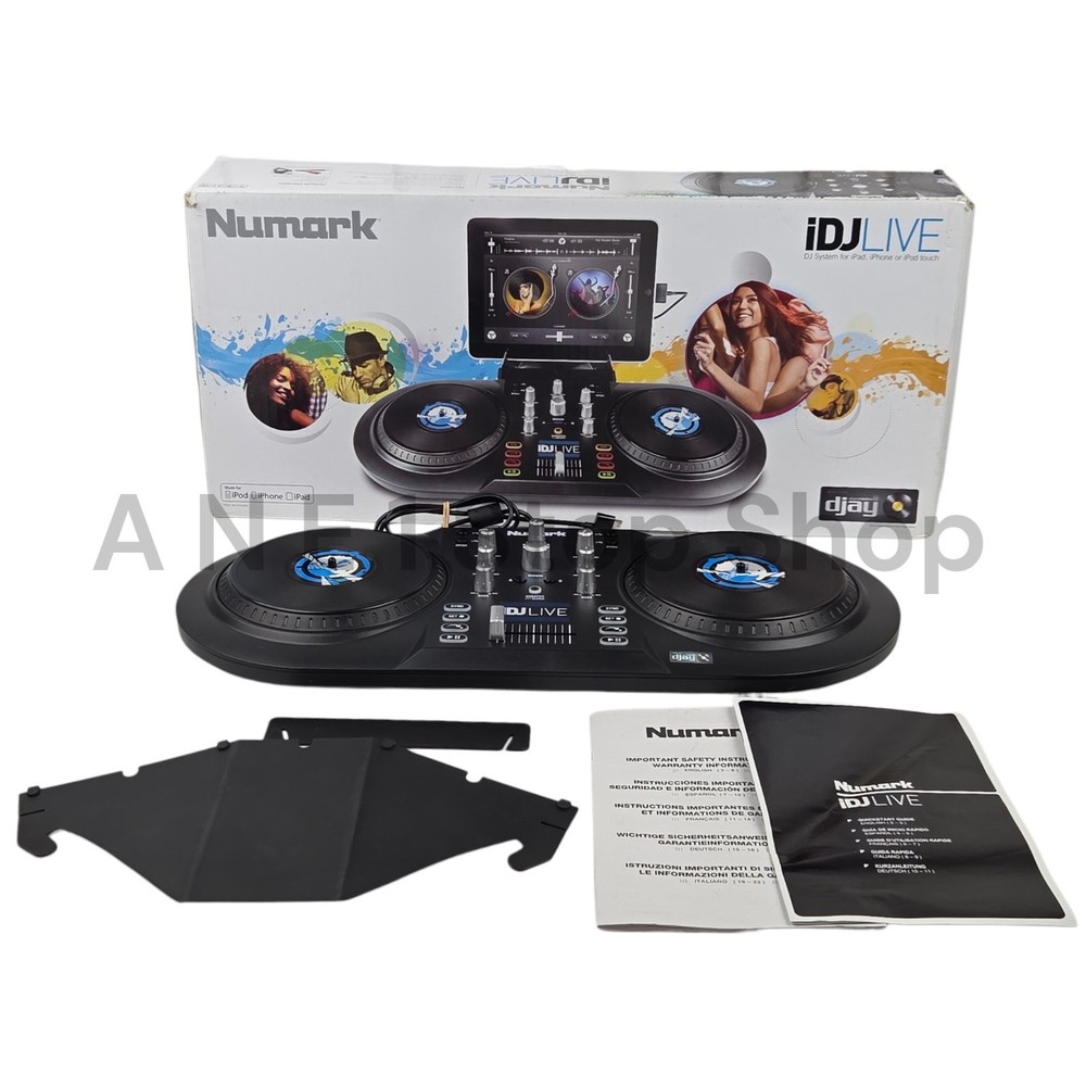 Numark iDJ Live DJ System for iPad, iPhone or iPod touch Original Box READ*