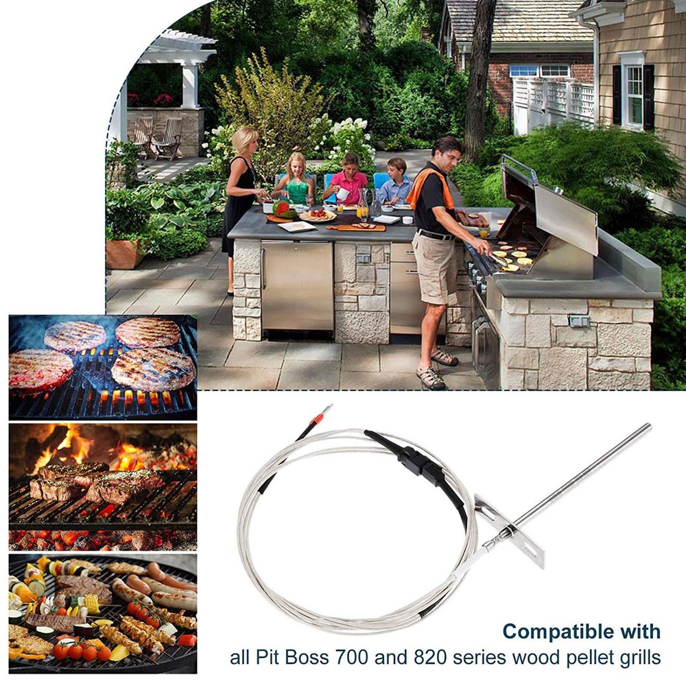 Pair Temperature Probe Sensor Grill Replacement Part For Pit Boss 700&820 Series