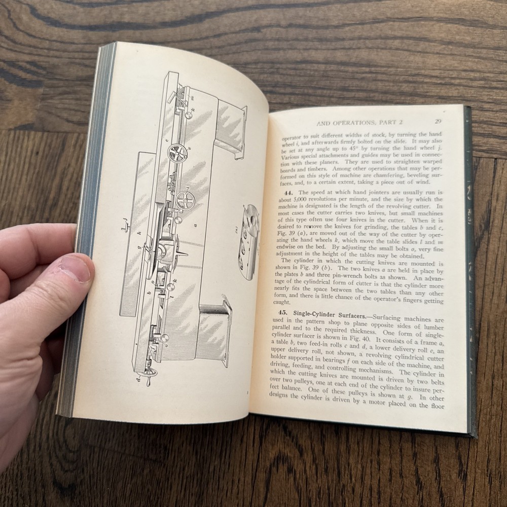 Vintage 1936 Patternmaking Equipment & Operations Woodworking Book