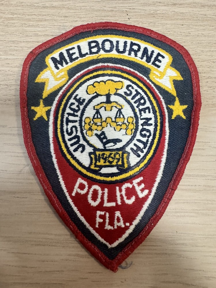 Melbourne Fla Police Shoulder Sew On Patch