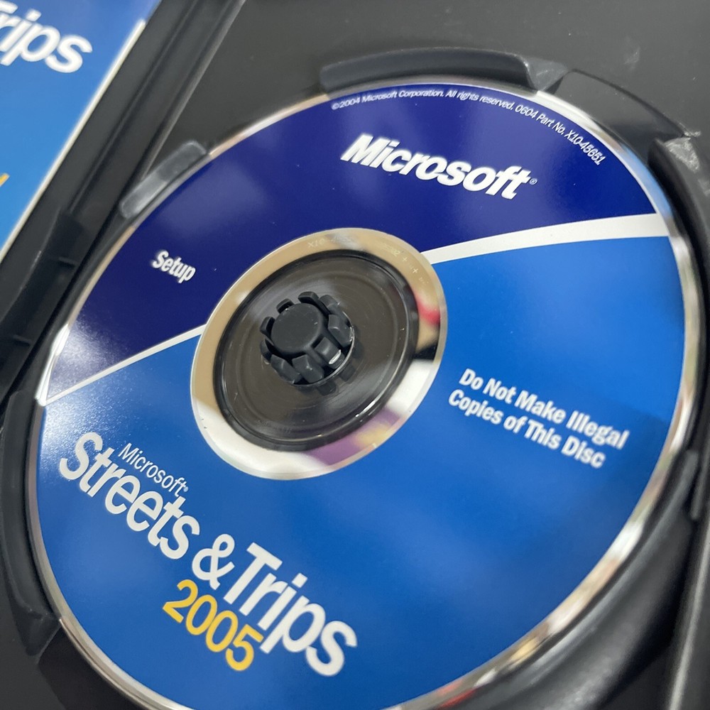 Microsoft Streets and Trips 2005 Software Only
