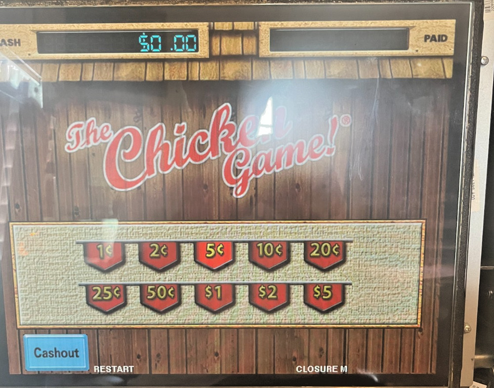 IGT CHICKEN GAM Software 5R 5 Pay Lines Multi-Denom