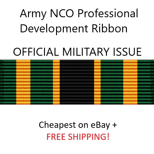 Army NCO Professional Development Ribbon - OFFICIAL ISSUE