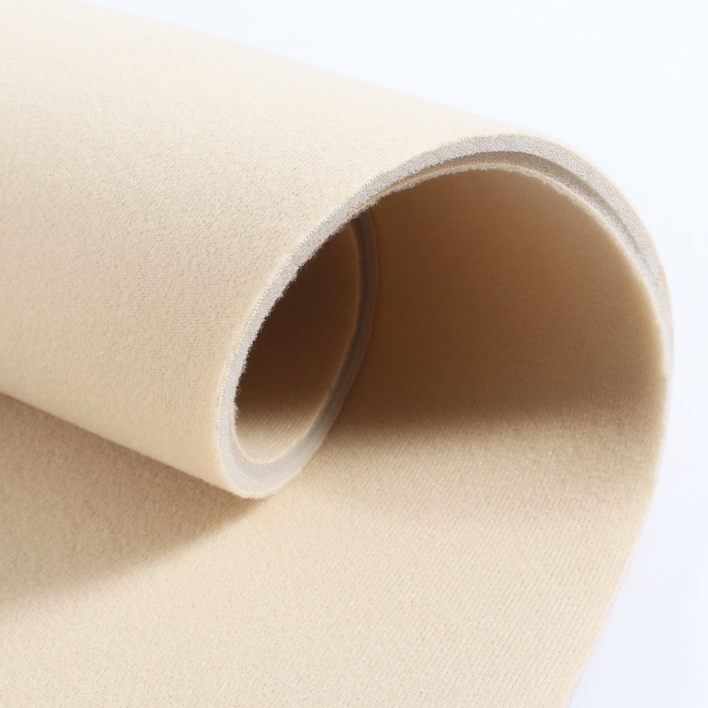 Automotive Beige Headliner Fabric With Foam Backing Upholstery Replace 85"x60"
