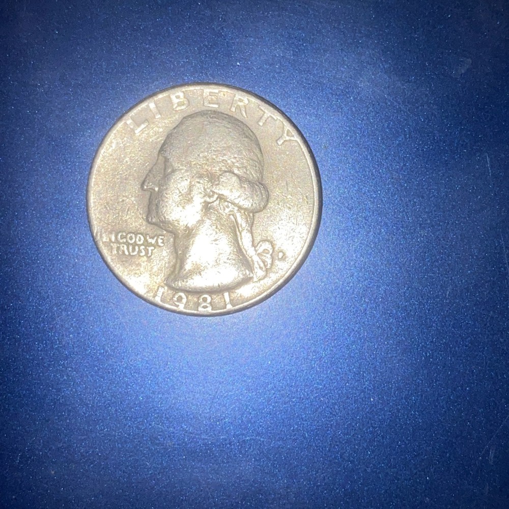 1981 D Quarter, Multiple Errors, Double Die, Filled In D etc