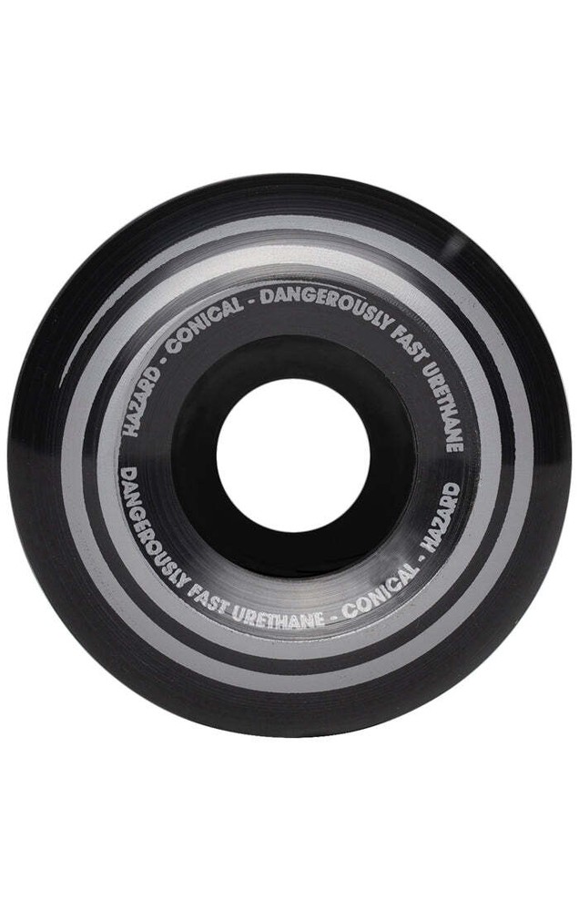 Hazard Radio Active CS Conical Black Skateboard Wheels