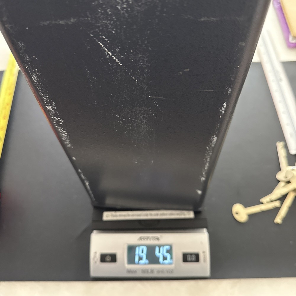 AMSEC Drop Box Under counter Safe, 12” x 6" x 6" Heavy Solid Steel Dual Control