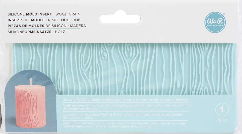 We R SUDS Soap Maker Mold Wrap-Wood Grain - 3 Pack