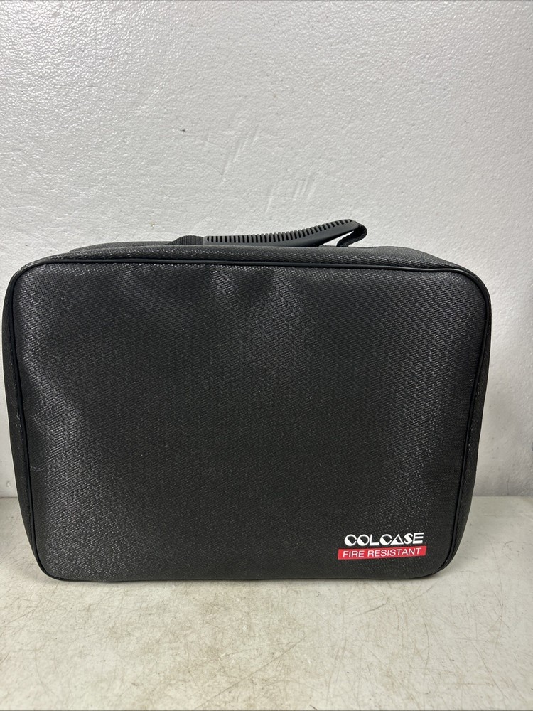 COLCASE Fireproof Document Bag with Lock,Fireproof Waterproof File Organizer Bag