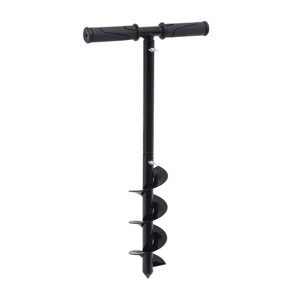 Hand Post Hole Digger Ground Digger Earth Auger Planter with Non-Slip Handle