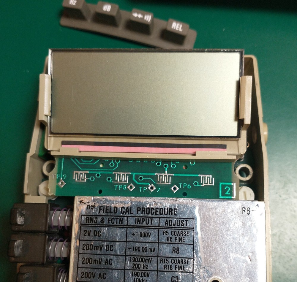 Fluke 8060A Replacement Display (custom designed, non-Fluke part)
