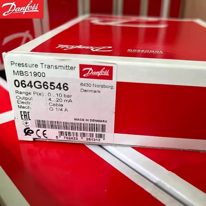 Danfoss Pressure Transmitter Sensor MBS1900 064G6546 0-10bar