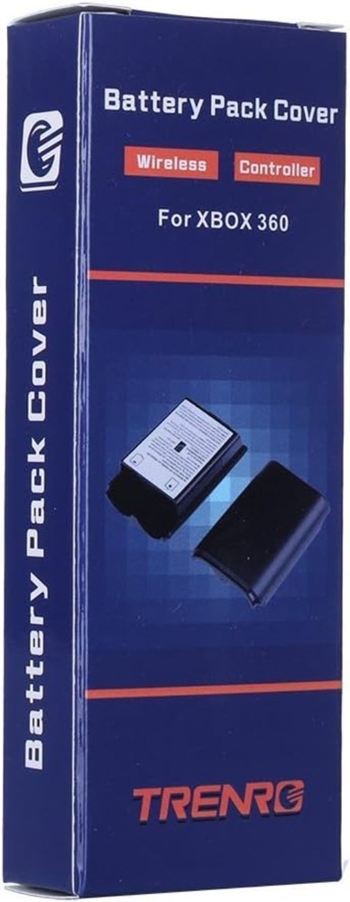 Quality Black Battery Pack Shells for Xbox 360 Controllers - 2 Count