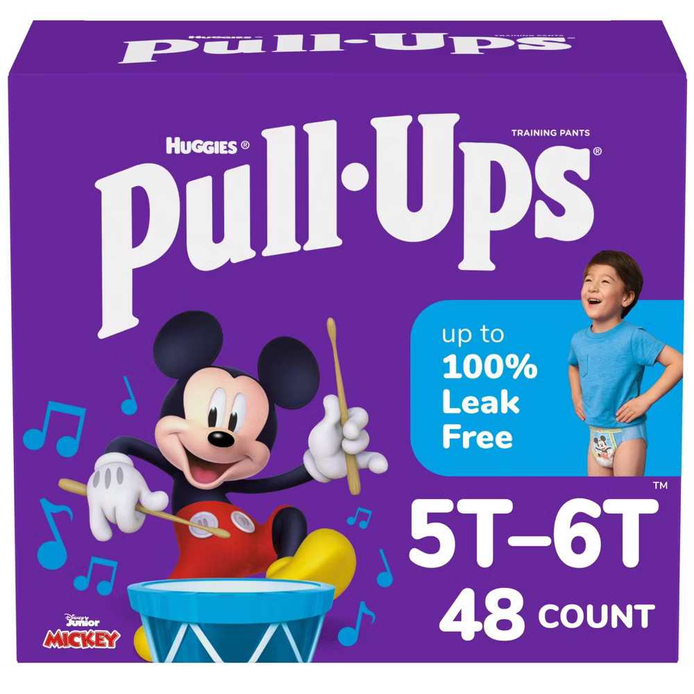 Pull-Ups Boys' Learning Designs Training Pants Giga Pack - Size 5T-6T -