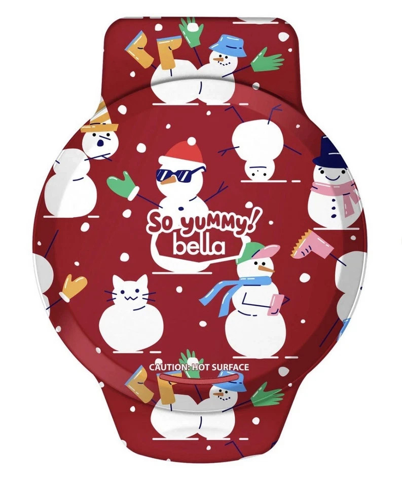 So Yummy Bella Mini 4" Waffle Snowman Maker
