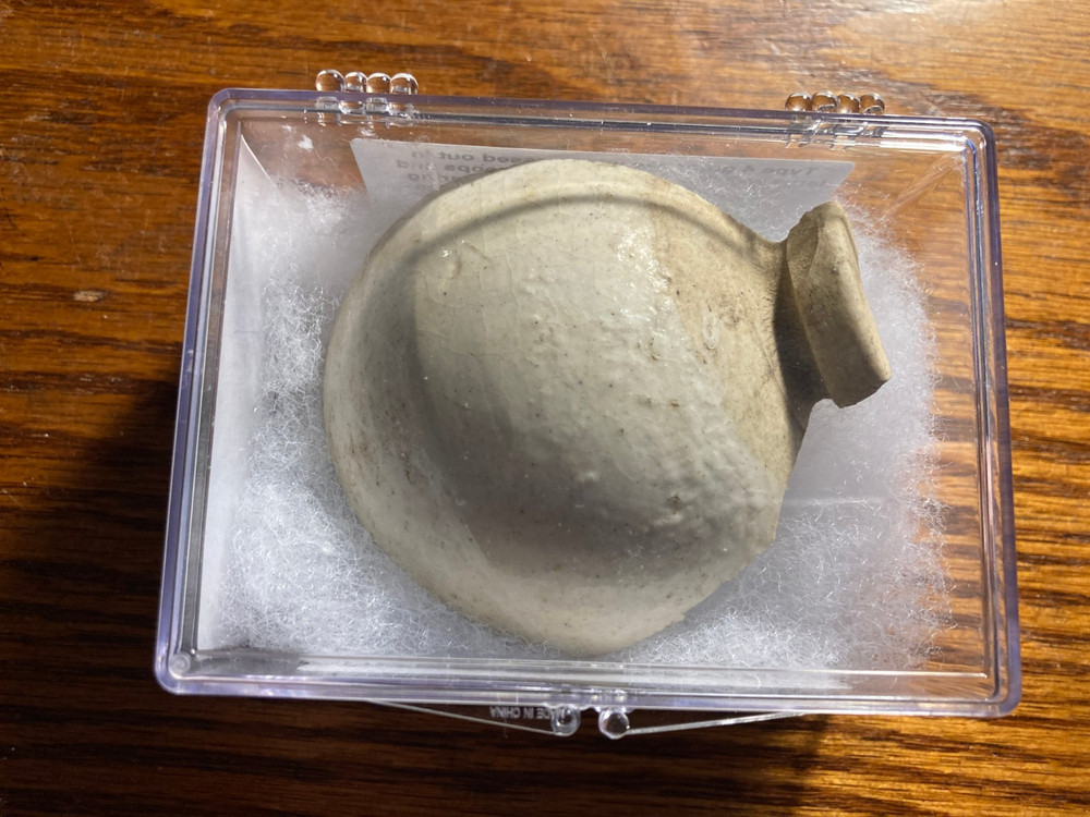 WWII Japanese Type 4 Ceramic "Last Ditch" Shell Fragment - Authentic