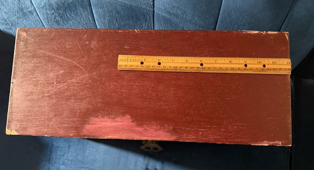 Japanese large old lacquerware box