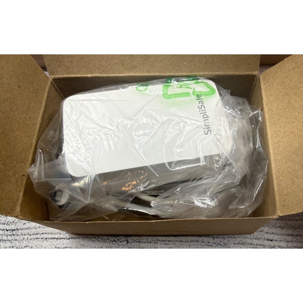SimpliSafe Home Security System Base Station SSBS3 Keypad Sensors Bundle White