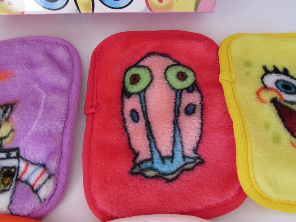 The Original MakeUp Eraser Spongebob 7 Day Set Limit Edition Patrick Gary Sandy
