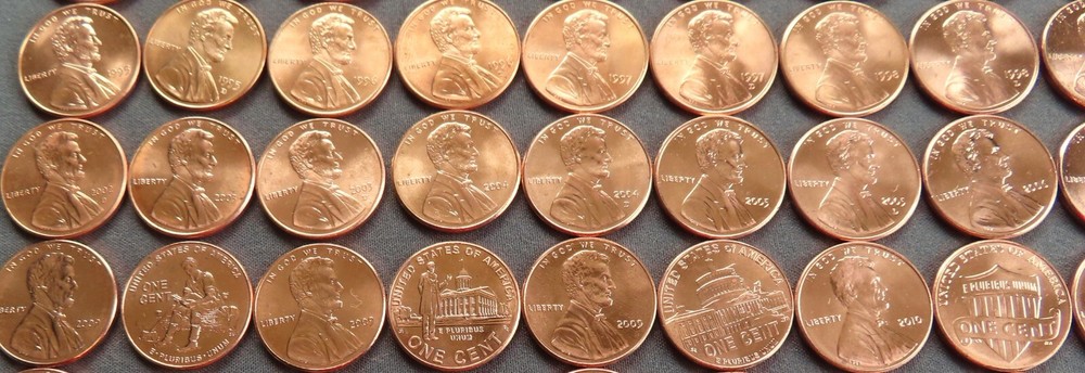 Lincoln Cent Penny Set 1975-2013 PD Uncirculated Collection - w/ Whitman Folder