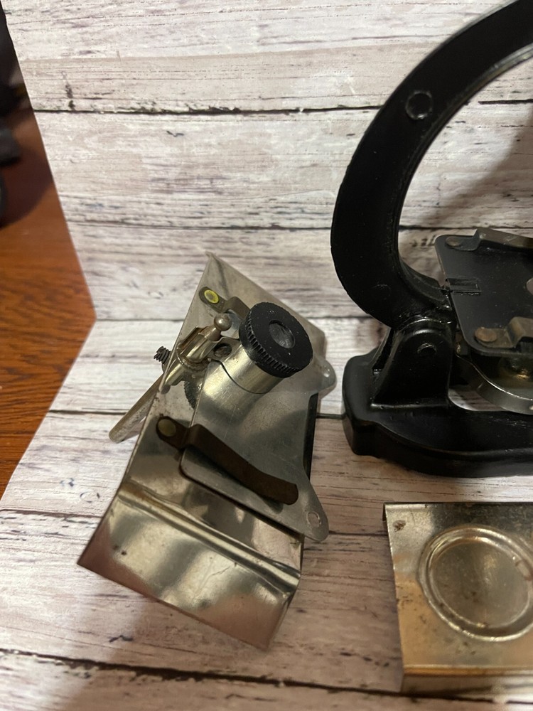 Vintage Meccano Microscope Set Replacement Parts - MICROSCOPE and MISC. PARTS