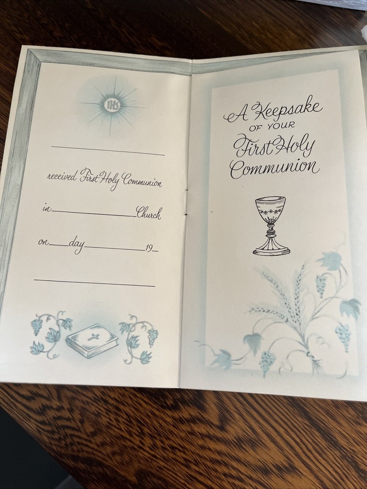 Vintage Communion Keepsake