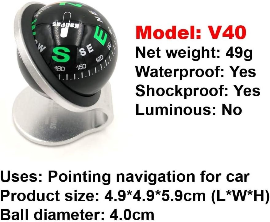 Automotive Compass Ball for Car or Boat