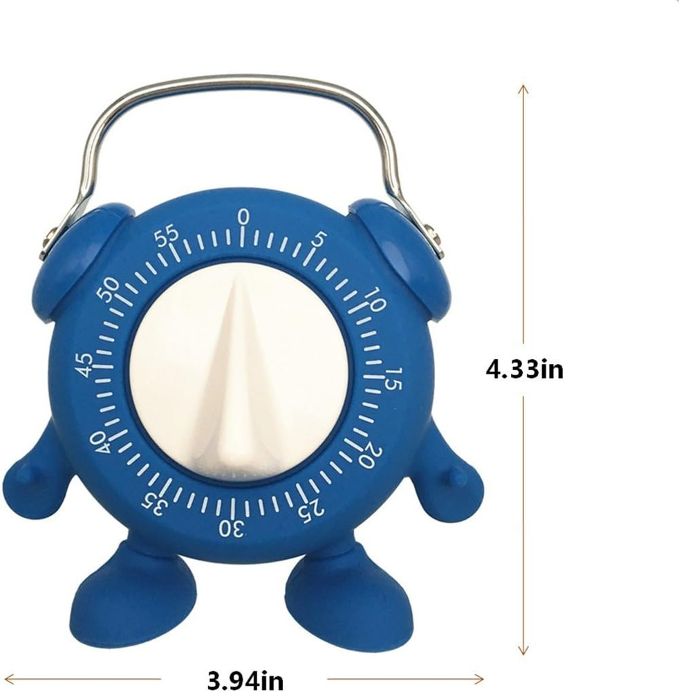 Kitchen Timer, 60 Minutes Countdown Cooking Teaching Egg Potty Training Wind up