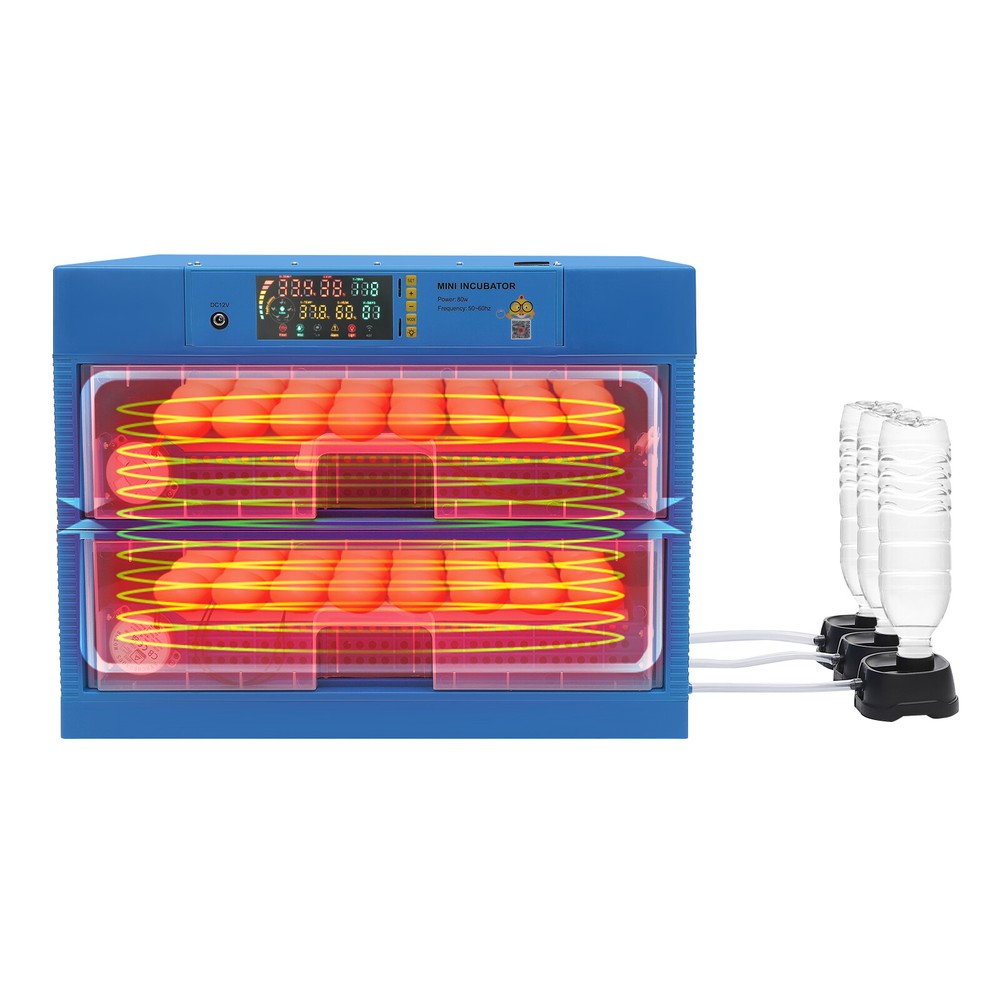 128 Egg Digital Incubator Poultry Egg Hatcher Machine Eggs Hatching Machine