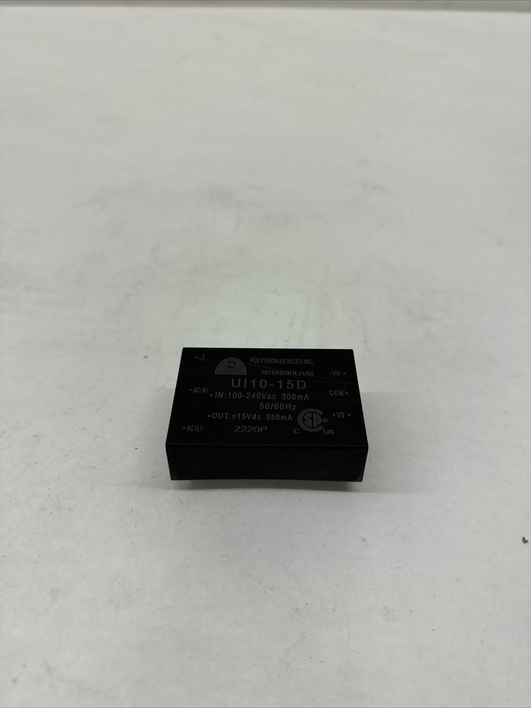 Polytron Device AC-DC POWER SUPPLY MODULES UNIVERSAL INPUT UI10-15D
