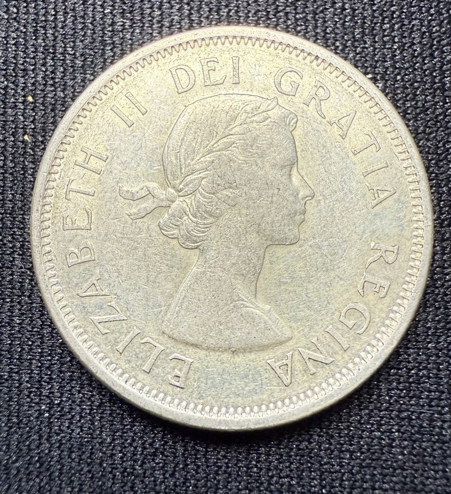 1961 Canada 25 Cents Coin Silver