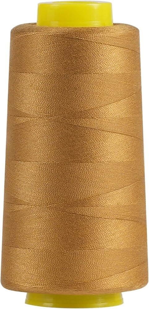 1500 Yards Denim Thread for Jeans, 20s/2 Polyester Thread, Sewing 20S/2, Gold