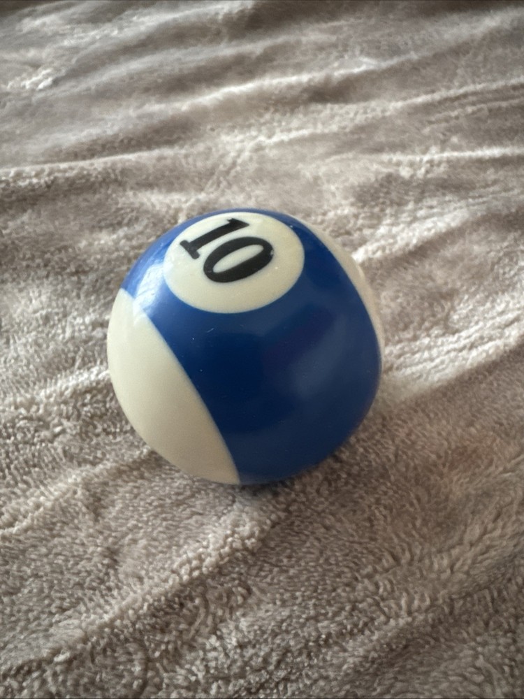 Vtg Replacement Pool Ball Billiards #10