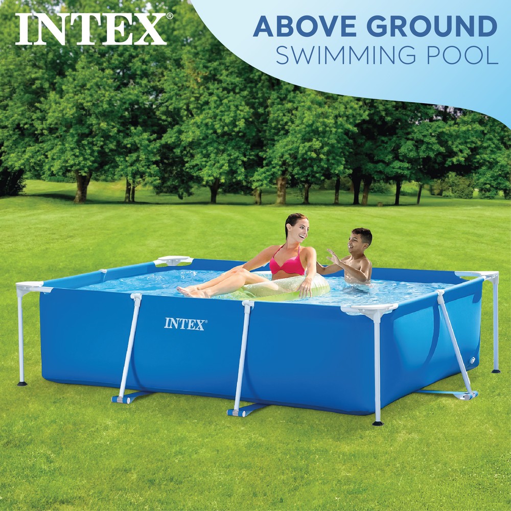 Intex Rectangular-Frame Above Ground Baby Splash Pool (Open Box) (2 Pack)