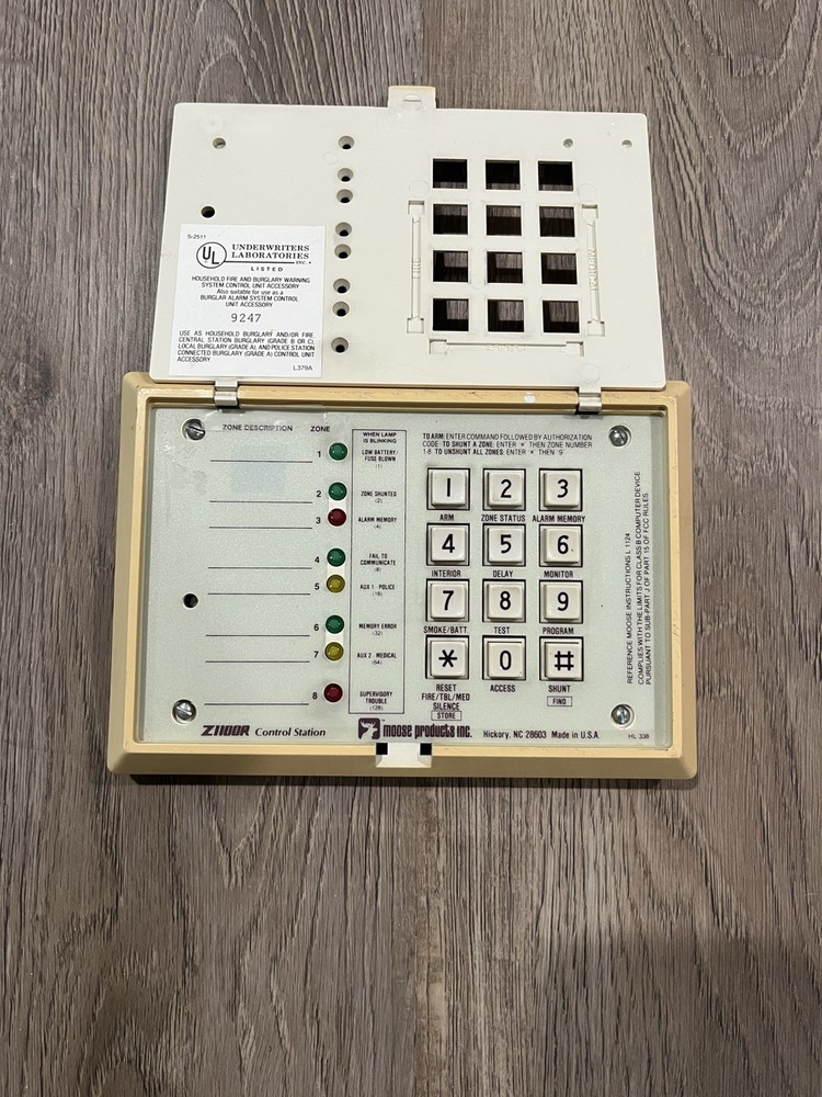 Moose Z1100R Security Control LED Keypad