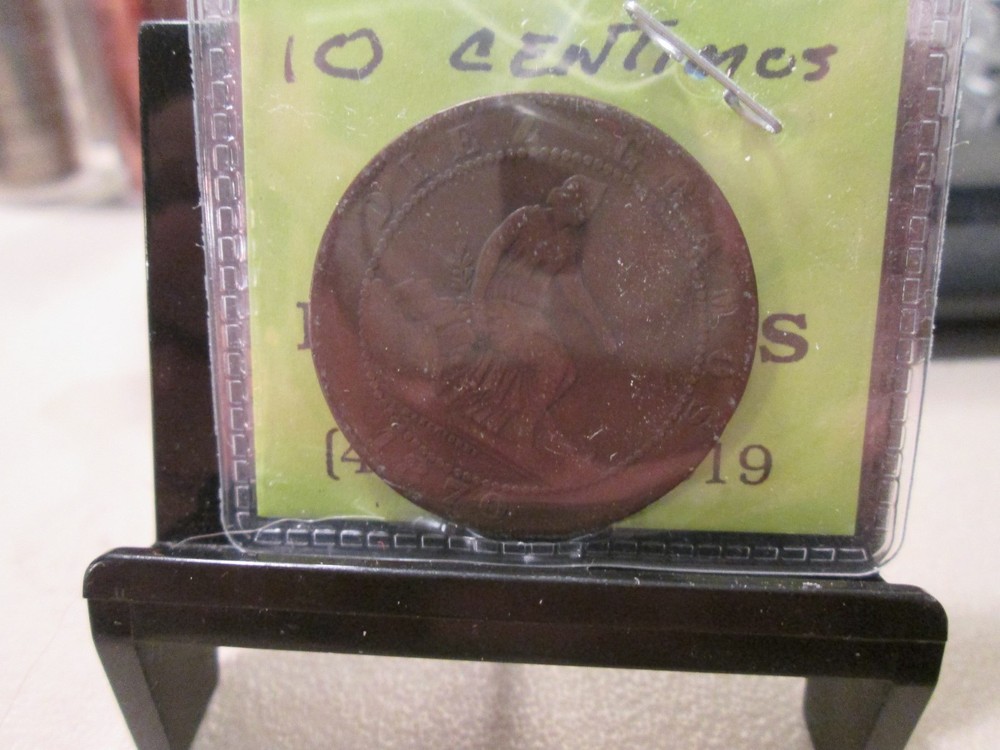 1870 SPAIN 10 CENTIMOS