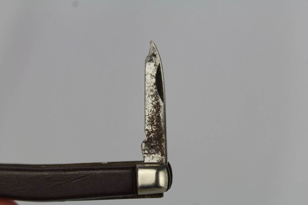 Vintage SABRE Multi Blade Folding Black Pocket Knife