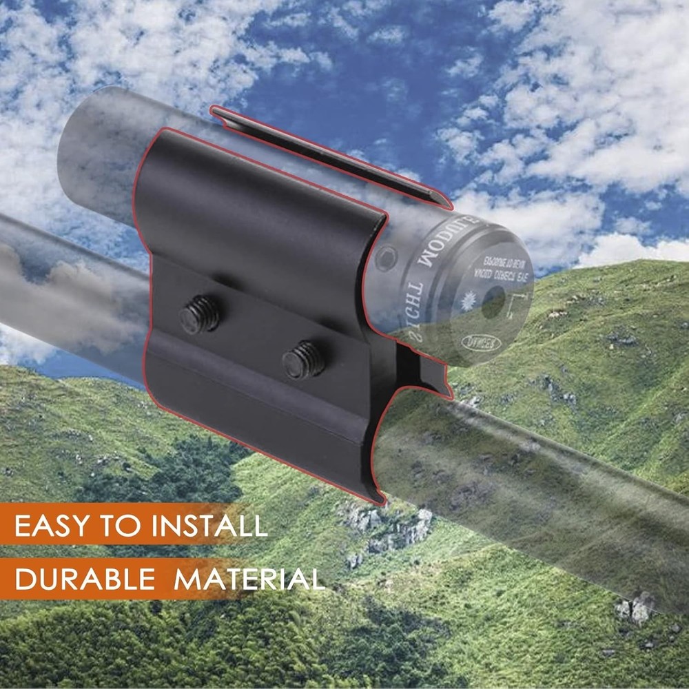 Versatile 2-Pack Flashlight & Laser Barrel Clamps with Wrench - Secure Mounting